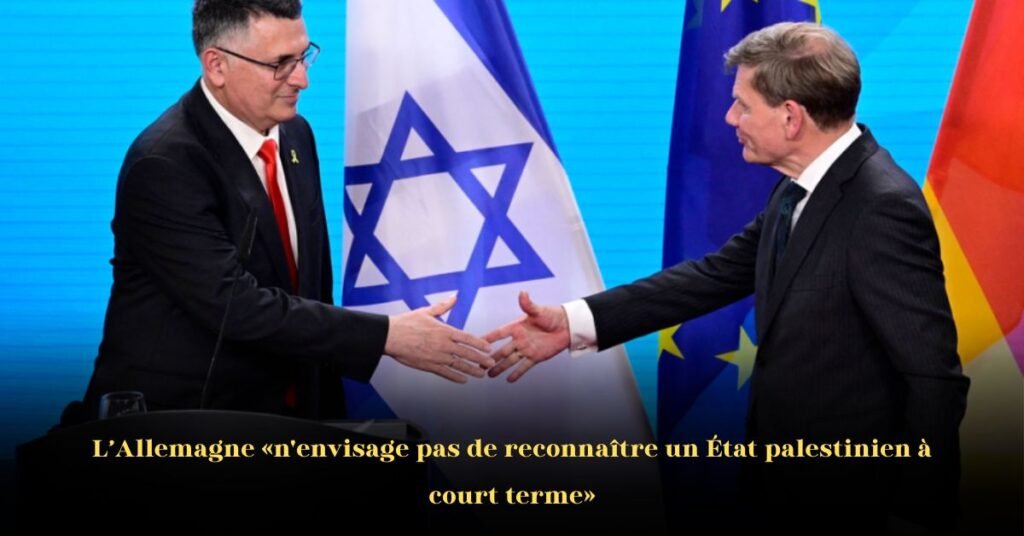 Pourquoi l'Allemagne ne se précipite pas pour reconnaître l'État palestinien (et ce que cela signifie pour la paix mondiale)