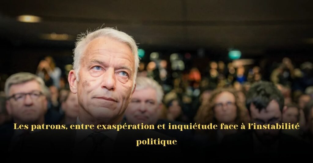 Les patrons, entre exaspération et inquiétude face à l’instabilité politique