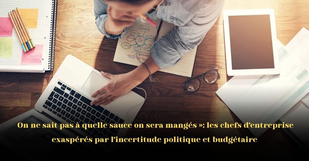 Nous ne savons pas à quelle sauce nous serons mangés: les chefs d’entreprise exaspérés par l’incertitude politique et budgétaire