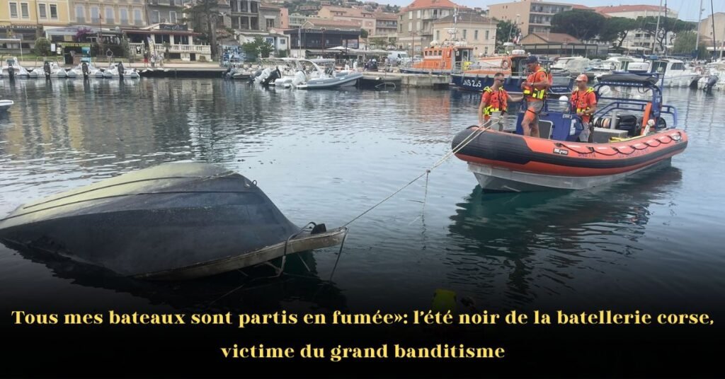 Tous mes bateaux sont partis en fumée: l’été noir de la batellerie corse, victime du grand banditisme