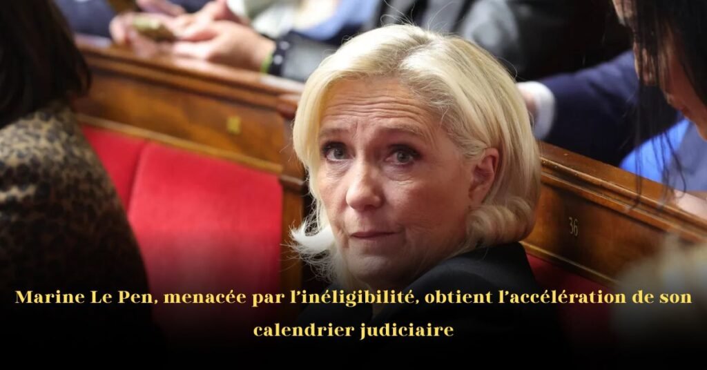 Marine Le Pen, menacée par l’inéligibilité, obtient l’accélération de son calendrier judiciaire