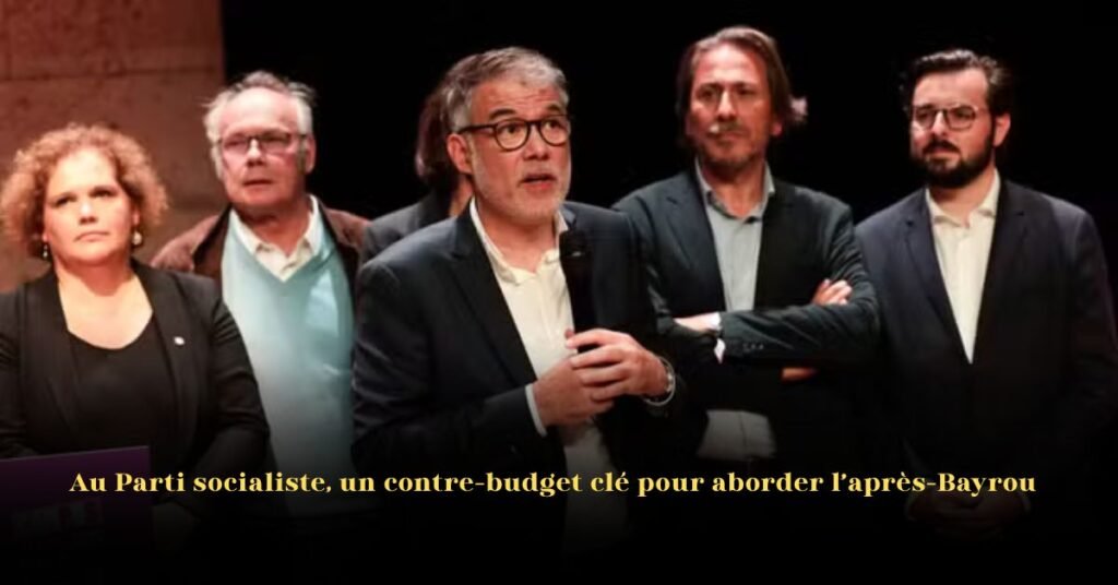 Au Parti socialiste, un « contre-budget » clé pour préparer l’après-Bayrou