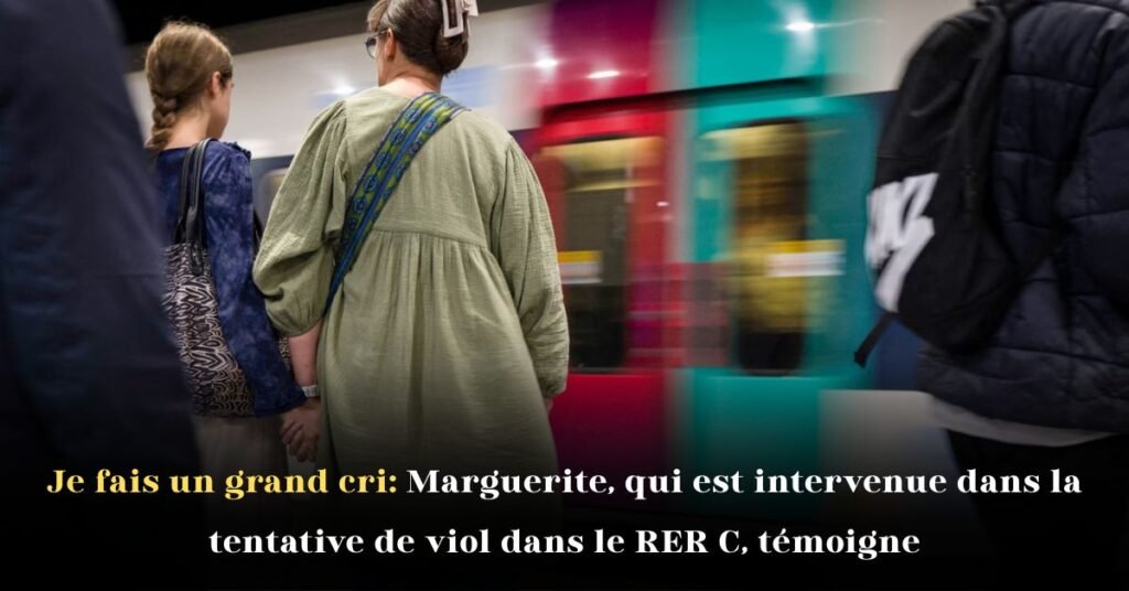 Je fais un grand cri: Marguerite, qui est intervenue dans la tentative de viol dans le RER C, témoigne