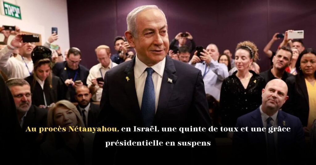 Au procès Nétanyahou, en Israël, une quinte de toux et une grâce présidentielle en suspens