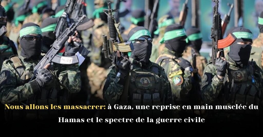 Nous allons les massacrer: à Gaza, une reprise en main musclée du Hamas et le spectre de la guerre civile