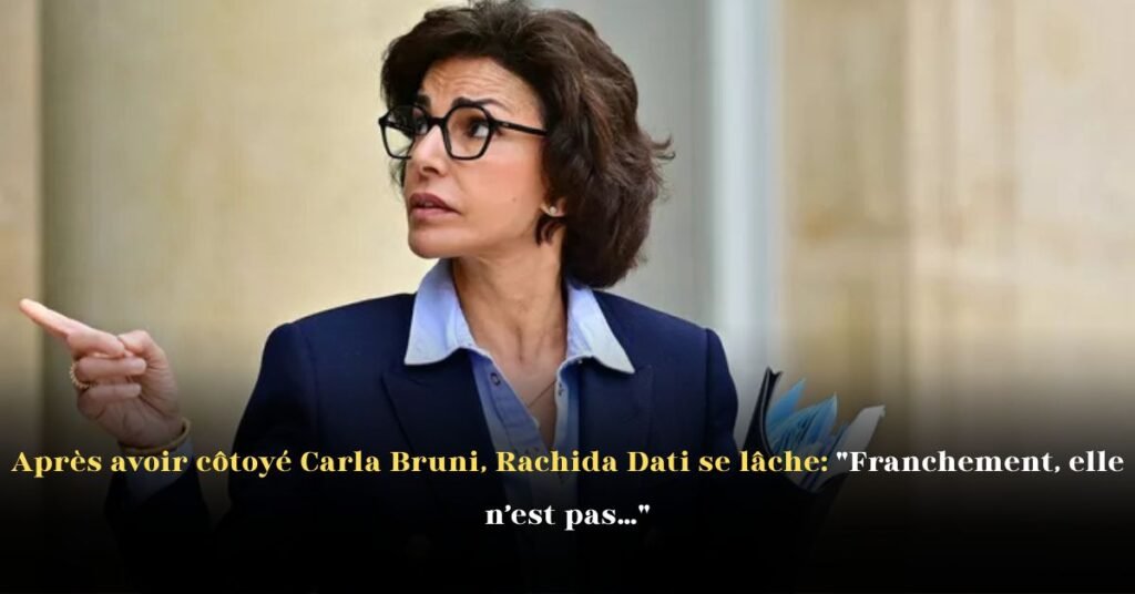 Après avoir côtoyé Carla Bruni, Rachida Dati se lâche: Franchement, elle n’est pas