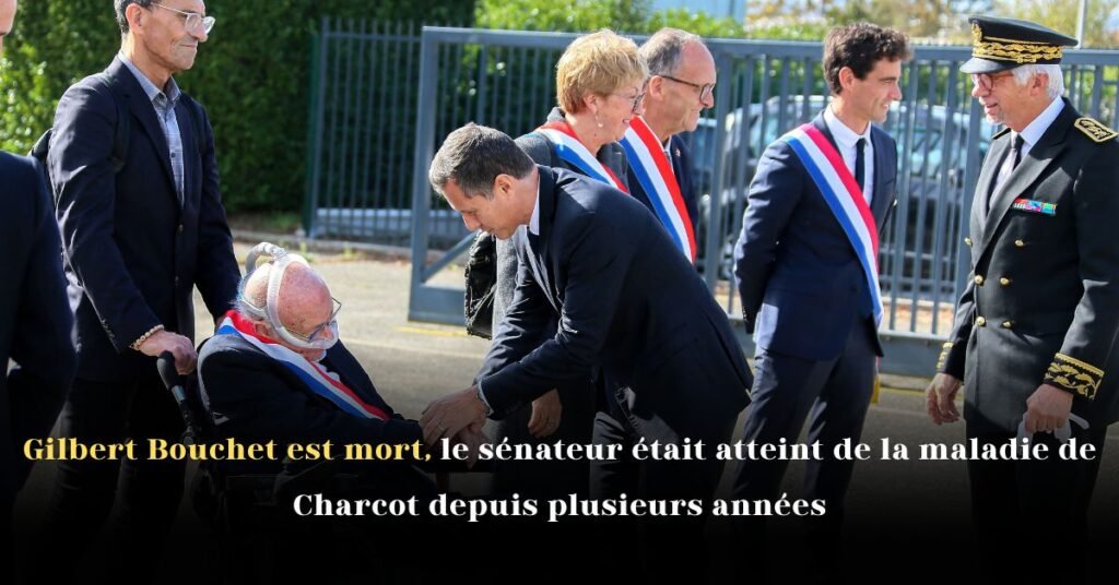 Gilbert Bouchet est mort, le sénateur était atteint de la maladie de Charcot depuis plusieurs années
