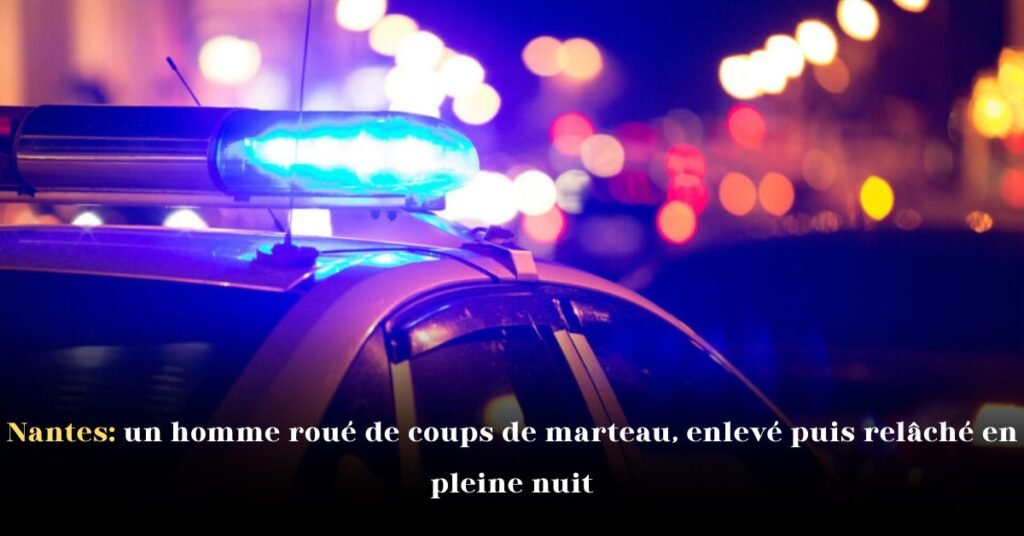 Nantes: un homme roué de coups de marteau, enlevé puis relâché en pleine nuit