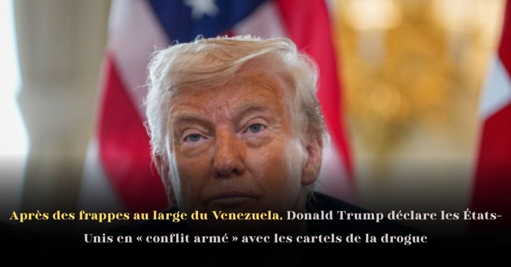 Après des frappes au large du Venezuela, Donald Trump déclare les États-Unis en « conflit armé » avec les cartels de la drogue