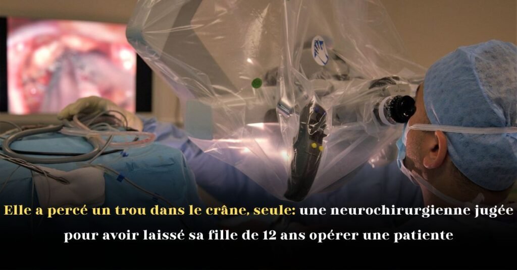 Elle a percé un trou dans le crâne, seule une neurochirurgienne jugée pour avoir laissé sa fille de 12 ans opérer une patiente
