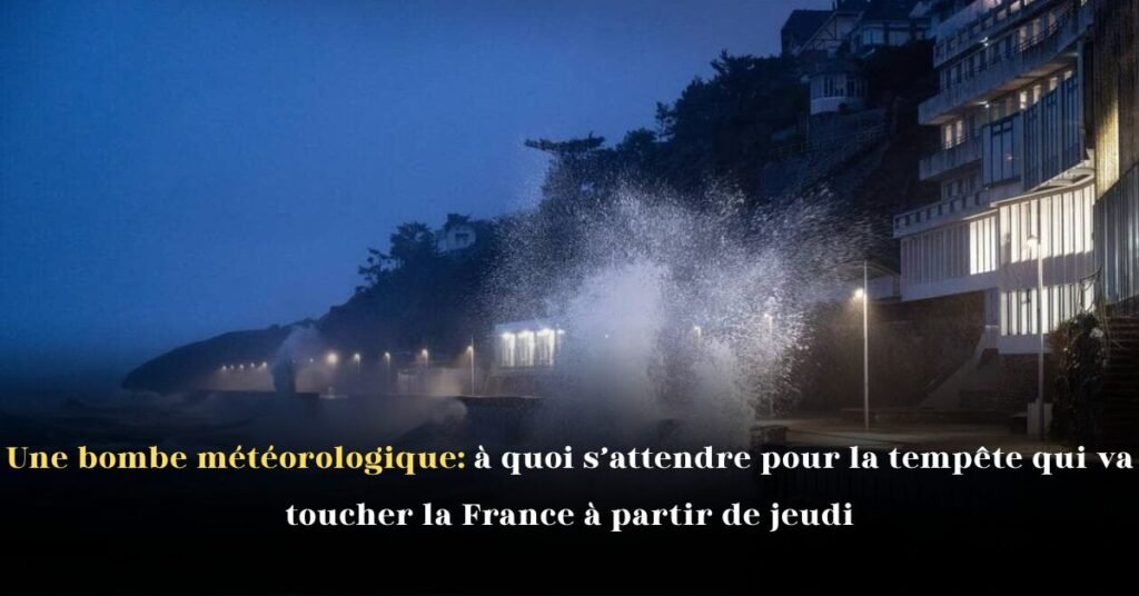 Une bombe météorologique: à quoi s’attendre pour la tempête qui va toucher la France à partir de jeudi