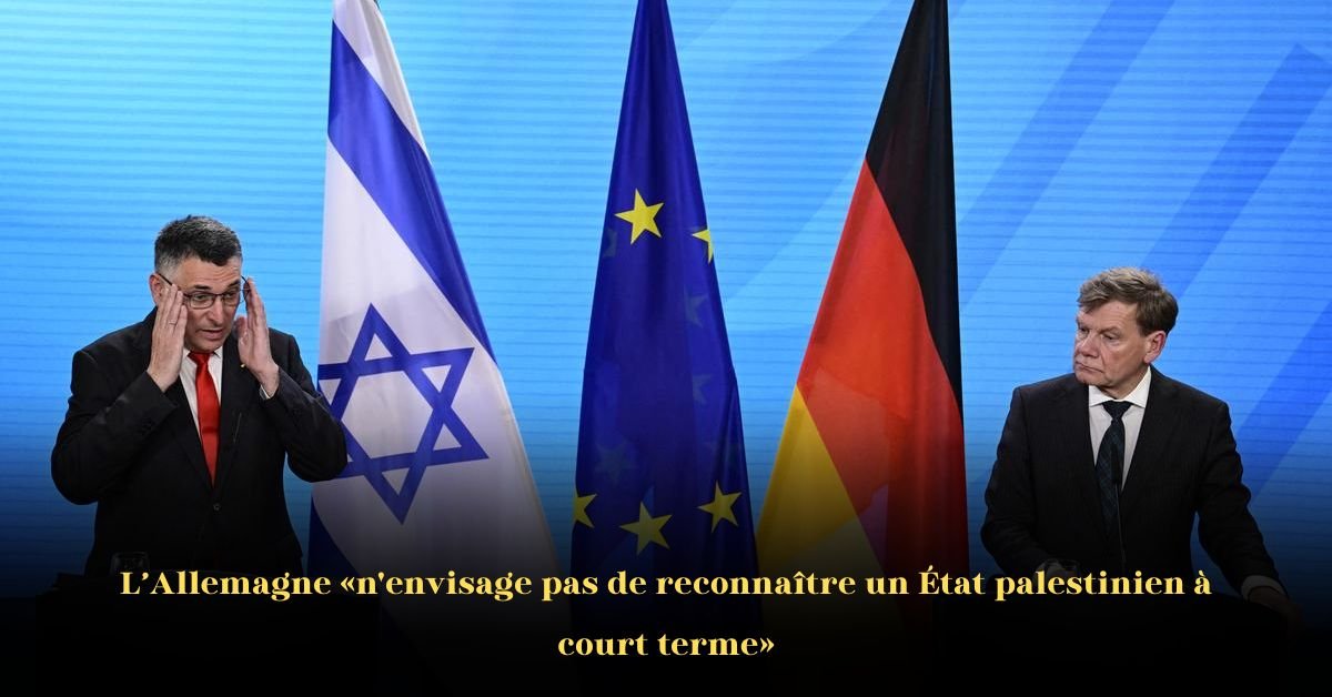 Pourquoi l'Allemagne ne se précipite pas pour reconnaître l'État palestinien (et ce que cela signifie pour la paix mondiale)
