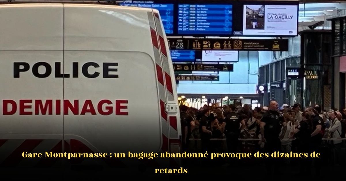 Chaos à la Gare Montparnasse: Un Bagage Abandonné Provoque des Douzaines de Retards de Trains à Travers la France