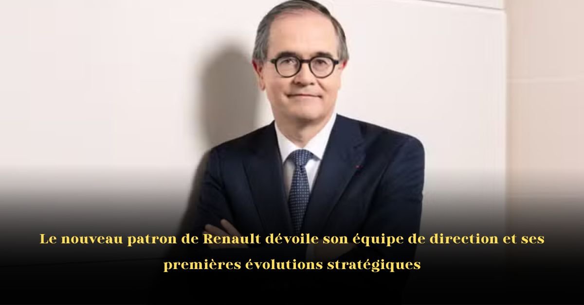Le nouveau patron de Renault dévoile son équipe de direction et ses premières évolutions stratégiques