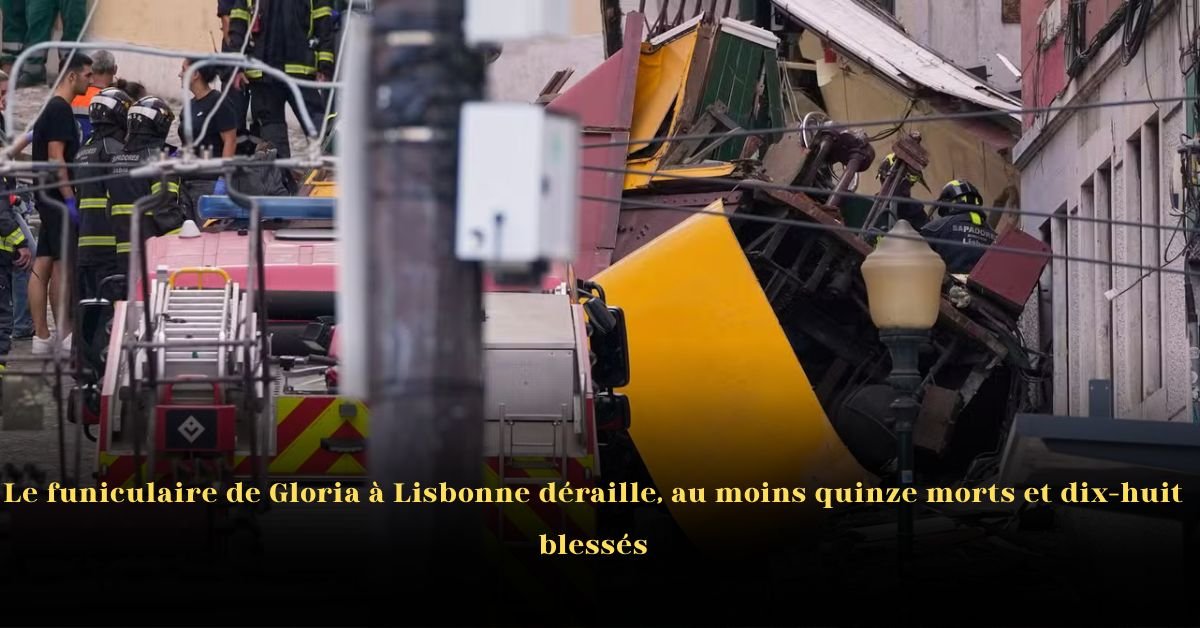 Le funiculaire de Gloria à Lisbonne déraille, au moins quinze morts et dix-huit blessés