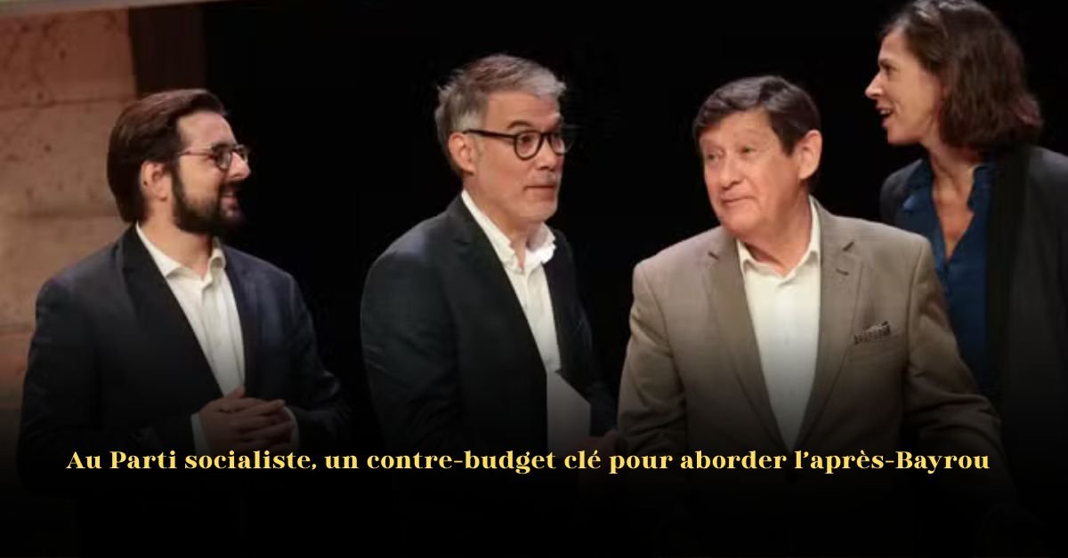 Au Parti socialiste, un « contre-budget » clé pour préparer l’après-Bayrou