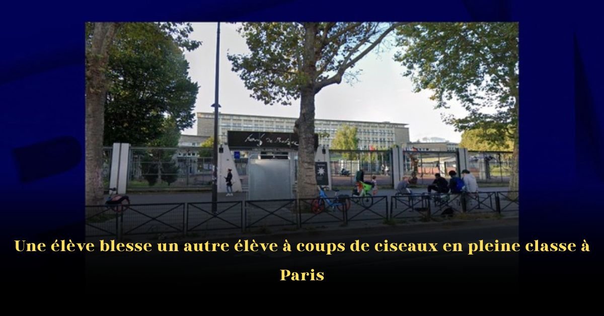 Une élève blesse un autre élève à coups de ciseaux en pleine classe à Paris
