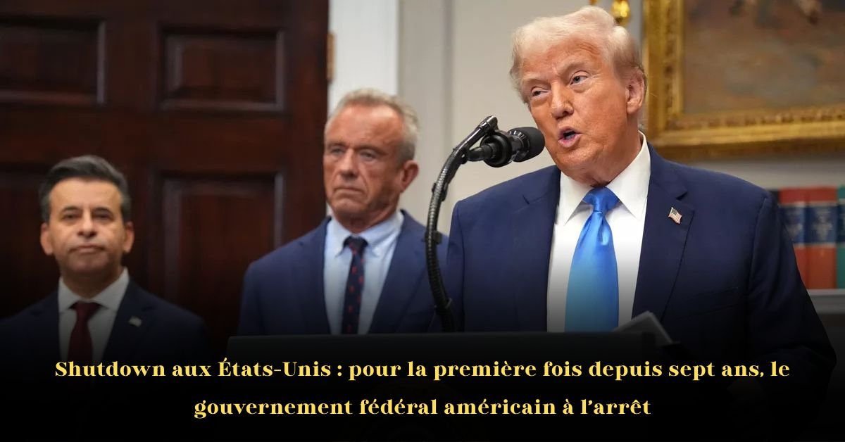 Fermeture du gouvernement aux États-Unis pour la première fois depuis sept ans: le gouvernement fédéral américain à l’arrêt